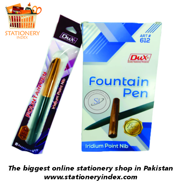 DUX Fountain Pen pack of 12 pcs from Pakistan ART NO 612 